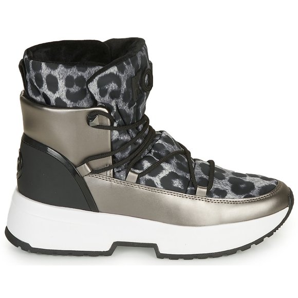 Michael Kors Cassia Cheetah-Print Nylon Boot - Picture 2 of 9